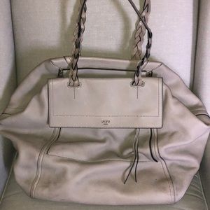 Tory Burch large half moon satchel